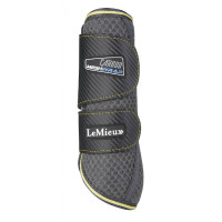 Guêtres LeMieux Carbon Mesh Anthracite / citron Gris Guêtres LeMieux Carbon Mesh Anthracite / citron Gris