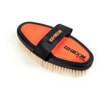Brosse douce avec poils de chèvre Ezi-Groom Shires - Matériel d'équitation