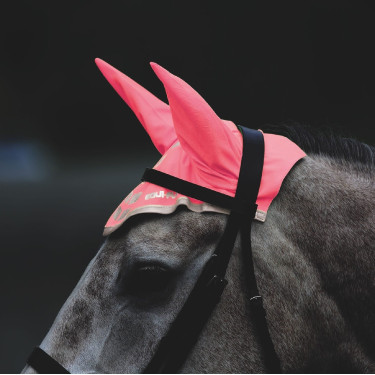 Bonnet anti-mouches EQUI-FLECTOR® Rose vif Bonnet anti-mouches EQUI-FLECTOR® Rose vif