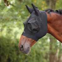 Masque anti-mouches extensible Shires FlyGuard Pro avec oreilles