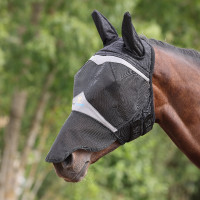Masque anti-mouches Shires FlyGuard Pro Fine Mesh avec oreilles et nez