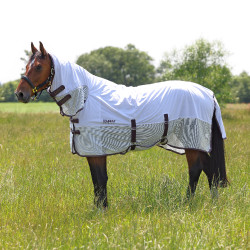 Volledige Shires Tempest Original mesh-vliegendeken Wit