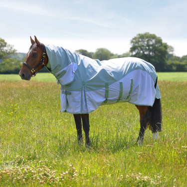 Couverture anti-mouches imperméable Shires Highlander Plus Sauge Violet