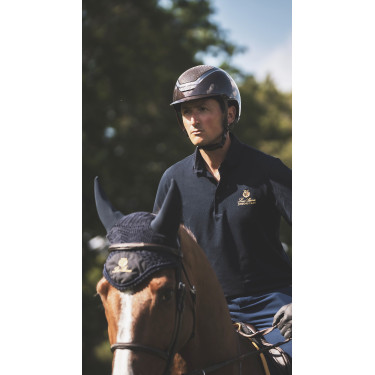 Kask Dogma Pure Shine helm met lichtbruine kinriem Espressobruin