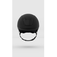 Kask Kooki helm met lichtbruine kinriem Mat zwart