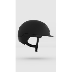 Kask Kooki helm met lichtbruine kinriem Mat zwart