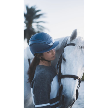 Kask Star Lady Pure Shine helm Atlantisch blauw