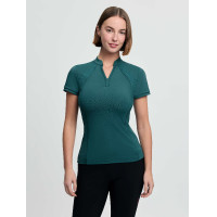 Base Layer LeMieux en tissu mesh Lisa femme manches courtes Jungle