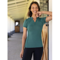 Base Layer LeMieux en tissu mesh Lisa femme manches courtes Jungle