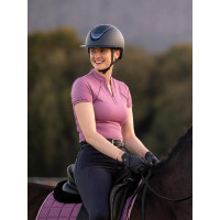 Base Layer LeMieux en tissu mesh Lisa femme manches courtes Mallow Violet