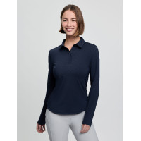 Base Layer LeMieux Sarah à motifs manches longues Marine Bleu marine