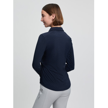 Base Layer LeMieux Sarah à motifs manches longues Marine Bleu marine