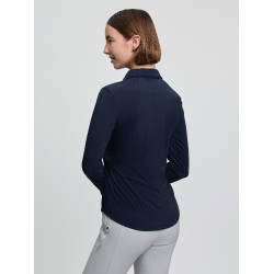 LeMieux Sarah basislaag met patroon lange mouwen Marine Marineblauw