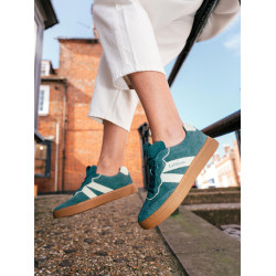 LeMieux Stockbridge-sneakers van suède Jungle Groen