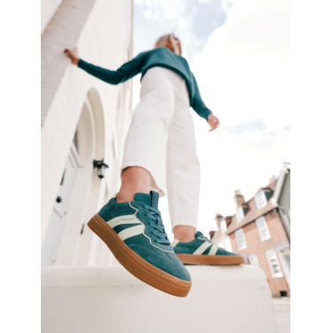 LeMieux Stockbridge-sneakers van suède Jungle Groen