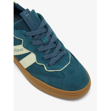LeMieux Stockbridge-sneakers van suède Jungle Groen