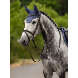 Bonnet anti-mouches LeMieux Air-Tek tissu mesh Shadow Bleu Bonnet anti-mouches LeMieux Air-Tek tissu mesh Shadow Bleu