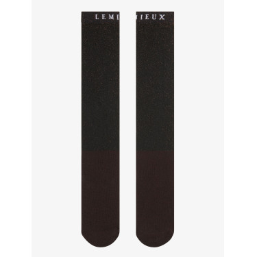 LeMieux Brilliance wedstrijdsokken Espresso Bruin