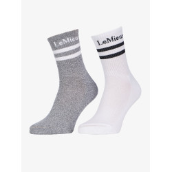 Chaussettes LeMieux par 2 Blanc