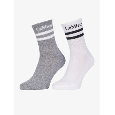 LeMieux sokken per 2 Wit LeMieux sokken per 2 Wit