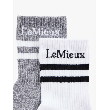 LeMieux sokken per 2 Wit LeMieux sokken per 2 Wit