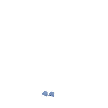 Cloches LeMieux en caoutchouc Powder blue Bleu