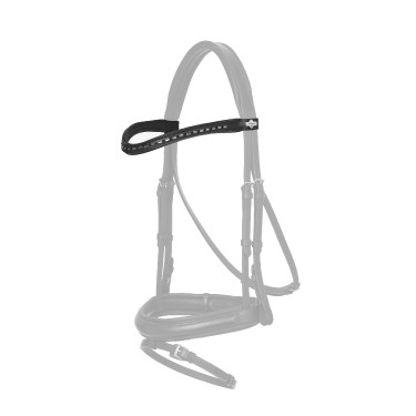 LeMieux Arika frontriem Bruin / zilver