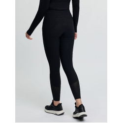 Legging d’équitation LeMieux fond silicone Airflow femme Noir