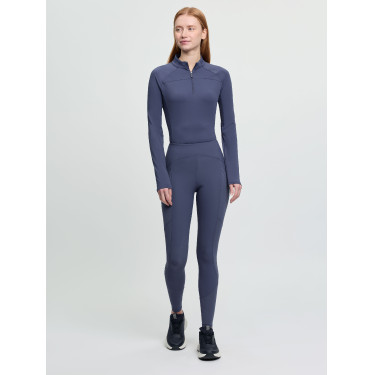 Legging d’équitation LeMieux fond silicone Airflow femme Shadow