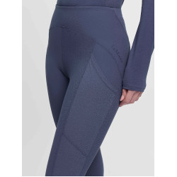 Legging d’équitation LeMieux fond silicone Airflow femme Shadow