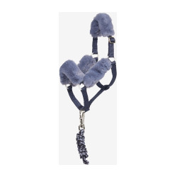 Longe en halster Comfort LeMieux Hobby Horse Marine Marineblauw