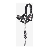 Longe et licol en cuir LeMieux Toy Pony Noir