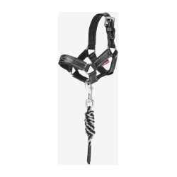Longe et licol en cuir LeMieux Toy Pony Noir