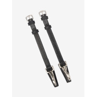 Montants LeMieux Clips huilés Kudos Noir / argent