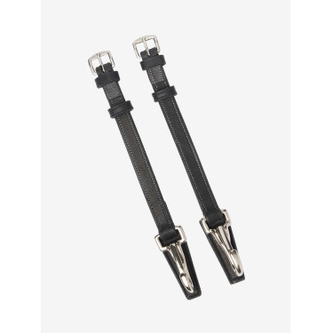 Montants LeMieux Clips huilés Kudos Noir / argent