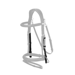 Montants LeMieux Clips huilés Kudos Noir / argent