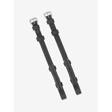 Montants LeMieux Hunter cousus Noir / argent Montants LeMieux Hunter cousus Noir / argent