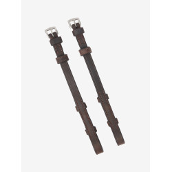 LeMieux platte Hunter-beugels Havanna / zilver Bruin