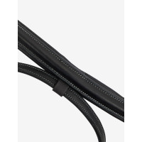 LeMieux Kudos werkneusriem Zwart / zilver LeMieux Kudos werkneusriem Zwart / zilver