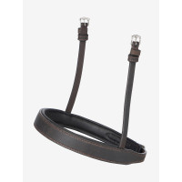 LeMieux Hunter neusriem Havanna / zilver Bruin LeMieux Hunter neusriem Havanna / zilver Bruin