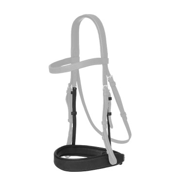 LeMieux Hunter neusriem Havanna / zilver Bruin