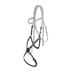Neusriem LeMieux Arika Grackle Zwart / zilver