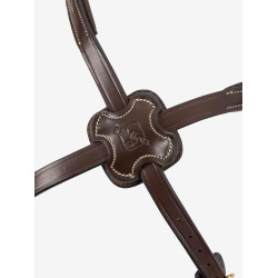 Muserolle LeMieux Kudos Grackle Havane / laiton Marron