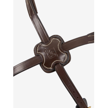 Muserolle LeMieux Kudos Grackle Havane / laiton Marron