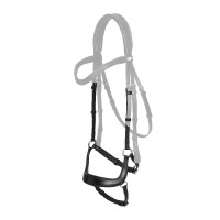 Neusriem LeMieux Arika met sperriem Zwart / zilver Neusriem LeMieux Arika met sperriem Zwart / zilver