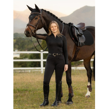 Pantalon d'équitation LeMieux fond silicone Cami Sculpt femme Noir