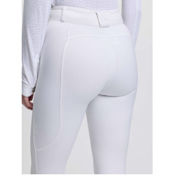 Pantalon d'équitation LeMieux fond silicone Cami Sculpt femme Blanc
