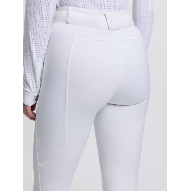 Pantalon d'équitation LeMieux fond silicone Cami Sculpt femme Blanc