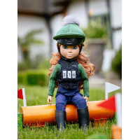 LeMieux Toy Rider plastron en genummerd rugnummer Zwart