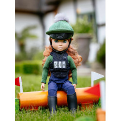 LeMieux Toy Rider plastron en genummerd rugnummer Zwart LeMieux Toy Rider plastron en genummerd rugnummer Zwart